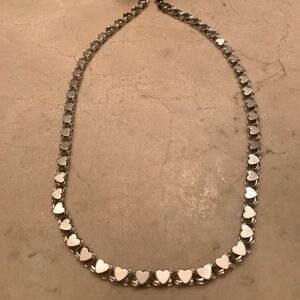 14k White Gold Heart 🤍 Chain Necklace